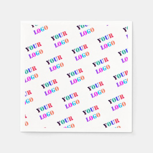 Aangepaste Logo voor uw bedrijf Aangepaste special Servet (Voorkant)