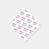 Aangepaste Logo voor uw bedrijf Aangepaste special Servet (Hoek)