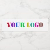 Aangepaste Logo voor uw bedrijf Aangepaste special Waterfles Etiket (Enkel label)