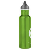 Aangepaste Logo Waterfles met Handvat Groen 24 oz (Links)