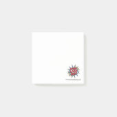 Aangepaste Logo & Website Info Wit Post-it® Notes (Voorkant)