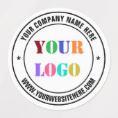 Aangepaste Logo Website Naam Labels Voorbeeld (Design 2)