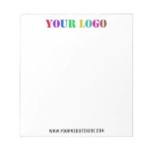 Aangepaste Logo Website Notitieblok Business Promo (Voorkant)