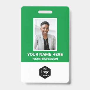 Aangepaste Logo werknemer foto gepersonaliseerd gr Badge