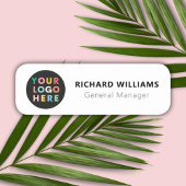 Aangepaste Logo werknemer Magnetic of Safety Pin Naamplaatje