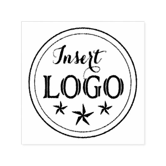 Aangepaste Logo Zelfinktstempel 1,5 inch Vierkant Zelfinktende Stempel (Design)