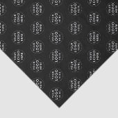 Aangepaste logo zwarte tissue papier business verp (Detail)