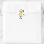 Aangepaste Lollipop-stickers Ronde Sticker (Tas)