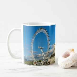 Aangepaste London Eye-reuzenrad en Theems Koffiemok