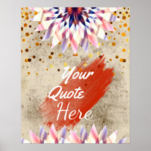 Aangepaste  Lotus Flower voor offerte Poster