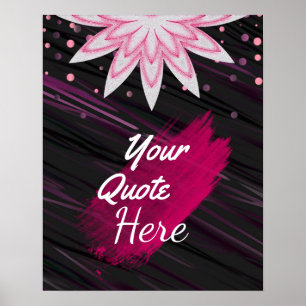 Aangepaste Lotus Flower voor offerte Poster
