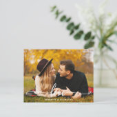 Aangepaste Love Script Foto Ansichtkaart Briefkaart (Staand voorkant)