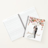 Aangepaste Love Wedding Edit binnenkant ontwerp pa Notitieboek (Binnen)