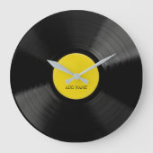 Aangepaste LP Vinyl Record wandklok Grote Klok (Voorkant)