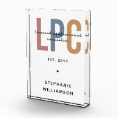 Aangepaste LPC Gecertificeerd professioneel counse Fotoblokken (Rechts)
