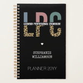 Aangepaste LPC Licensed Professional Counselor Planner (Voorkant)