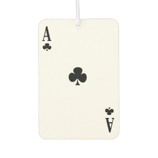 Aangepaste luchtverfrisser - Ace of Clubs