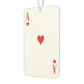 Aangepaste luchtverfrisser - Ace of Hearts (Links)