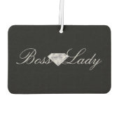 Aangepaste luchtverfrisser - Diamond Boss Lady (Achterkant)