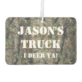 Aangepaste luchtverfrisser - Hunting Camo Grappige (Achterkant)