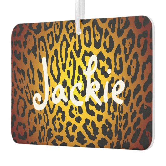 Aangepaste luchtverfrisser - Leopard Gold (Links)