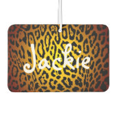 Aangepaste luchtverfrisser - Leopard Gold (Voorkant)