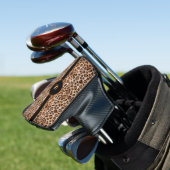 Aangepaste Luipaard Golfheadcover (Insitu)