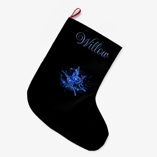 Aangepaste Lunar Moth Grote Kerstsok (Voorkant (Hangend))