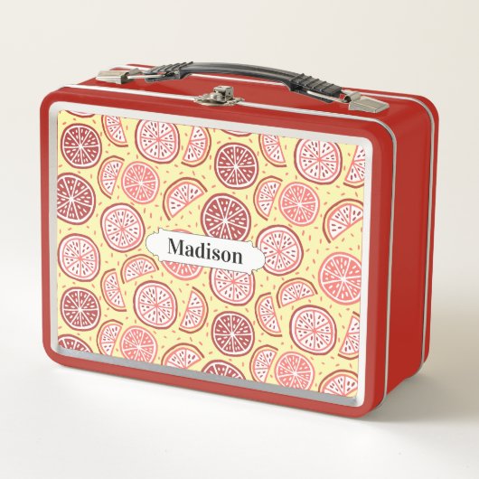 aangepaste lunchboxen Citrus Pattern (Voorkant)