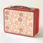 aangepaste lunchboxen Citrus Pattern (Achterkant)
