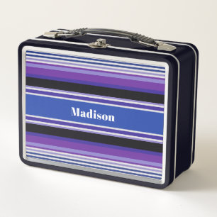 Aangepaste lunchboxen stripespatroontype