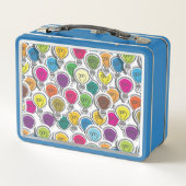 Aangepaste lunchboxen voor lightbulb Pattern (Achterkant)