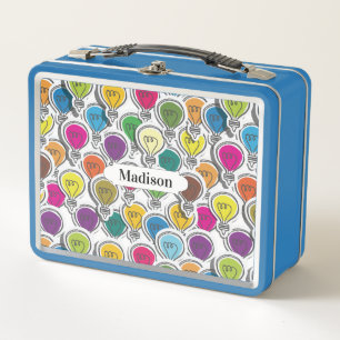 Aangepaste lunchboxen voor lightbulb Pattern