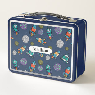 Aangepaste lunchboxen voor ruimteschip Patroon