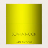 Aangepaste luxe bronzen metalen folie visitekaartjes (Buitenkant ongevouwen)