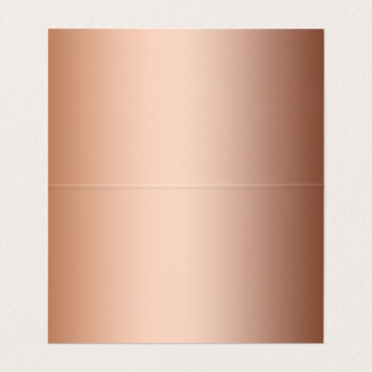 Aangepaste luxebrons metaalfolie visitekaartjes (Binnenkant ongevouwen)