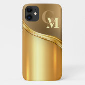 Aangepaste Luxury look Modern Golden Case-Mate iPhone Case (Achterkant)