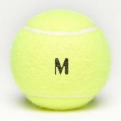Aangepaste M Monogram Initiaal Generic Unbranded G Tennisballen (Achterkant)