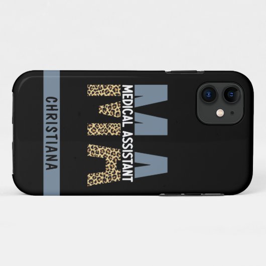 Aangepaste MA Medical Assistant-lade afdrukken Case-Mate iPhone Case (Achterkant (horizontaal))