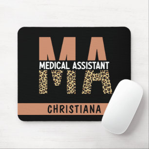 Aangepaste MA Medical Assistant-lade afdrukken Muismat