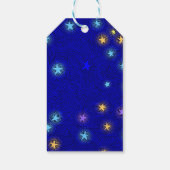 Aangepaste Maan en Sterren Etsen Dank u Cadeau Lab Cadeaulabel (Achterkant)