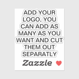 AANGEPASTE MAASWIJDTE ETIKETTERS STICKER