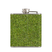 Aangepaste maatkolf met grijze achtergrond heupfles (Achterkant)