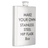 Aangepaste maatkolf voor 8 oz roestvrij staal heupfles (Rechts)