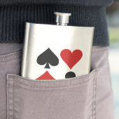 Aangepaste maatkolf voor kaartspeler heupfles (Voorbeeld)