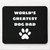 Aangepaste maatstekst van de grootste hond van de  muismat (Voorkant)