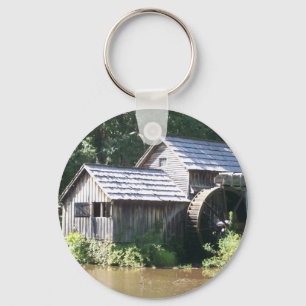Aangepaste Mabry Mill-sleutelhanger Sleutelhanger