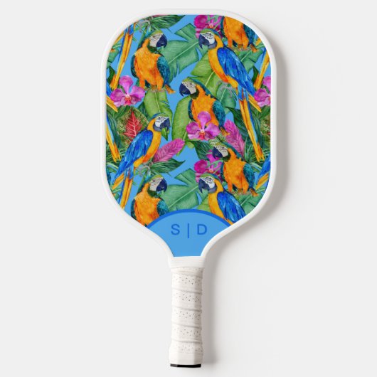 Aangepaste MacAw Orchid Spring Pickleball Paddle (Achterkant)