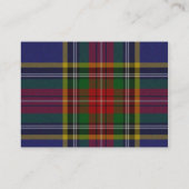 Aangepaste MacBeth Plaid Wedding Enclosure Kaart (Achterkant)