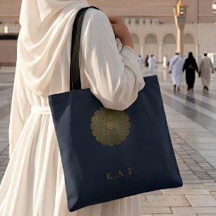 Aangepaste Madinah Navy Islamitische Rozet Draagtas